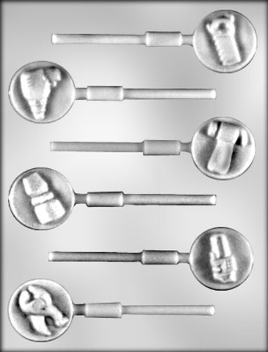 CK Products 1-1/2-Inch Tool Time Suckers Chocolate Mold