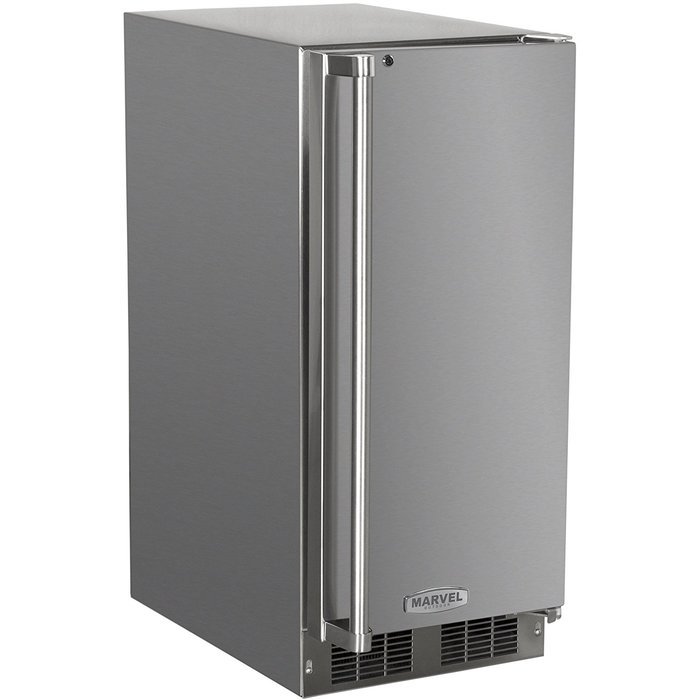 Marvel ML15BCG1RS Beverage Center, Glass Door, Right Hinge, 15-Inch, Stainless Steel N8