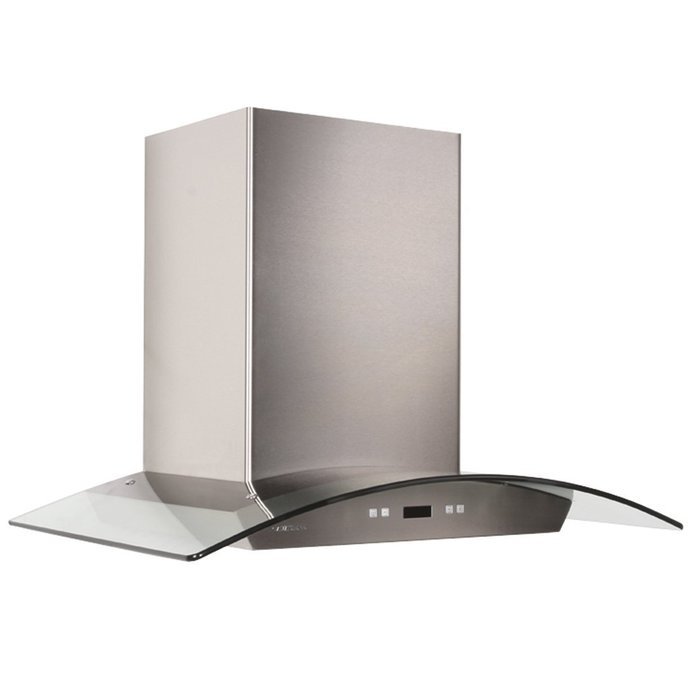 CAVALIERE 36" Wall Mounted Stainless Steel / Glass Kitchen Range Hood 900 CFM SV218D-36