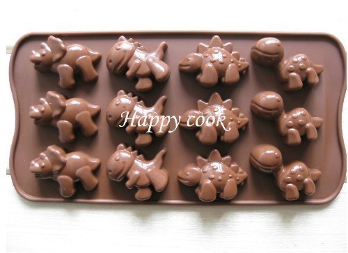 Hanson Dinosaur Muffin Sweet Candy Jelly Ice Silicone Mould Mold Baking Pan Tray Make