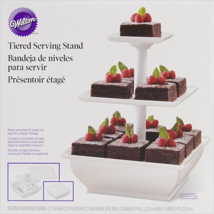 Wilton 4-Tier Stacked Cupcake and Dessert Tower N5