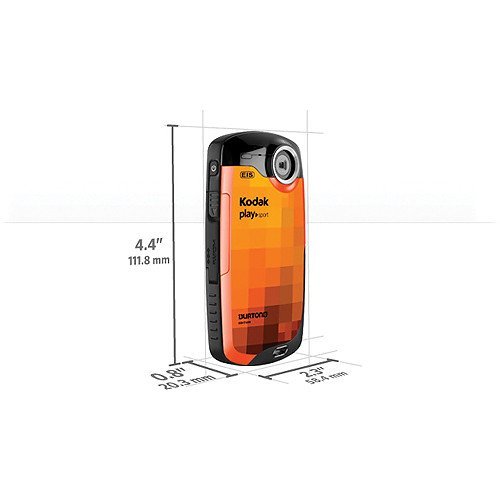 Kodak ZX3 PlaySport Video Camera Bundle (Burton Edition) N5