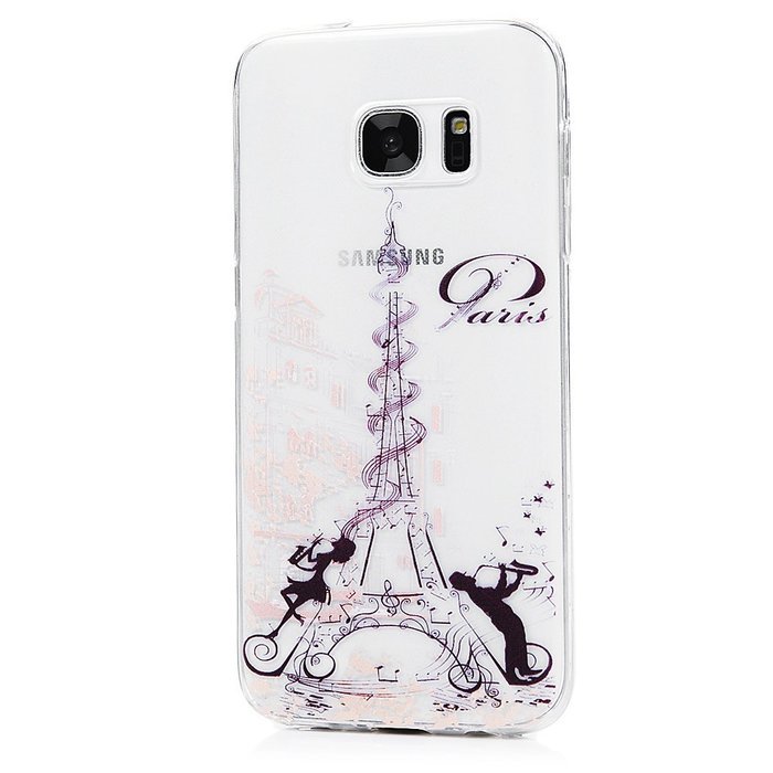 Badalink Galaxy S7 TPU Case Shockproof Soft TPU Flexible Easy Grip Rubber Bumper Slip Resistant Protective Colorful... N25