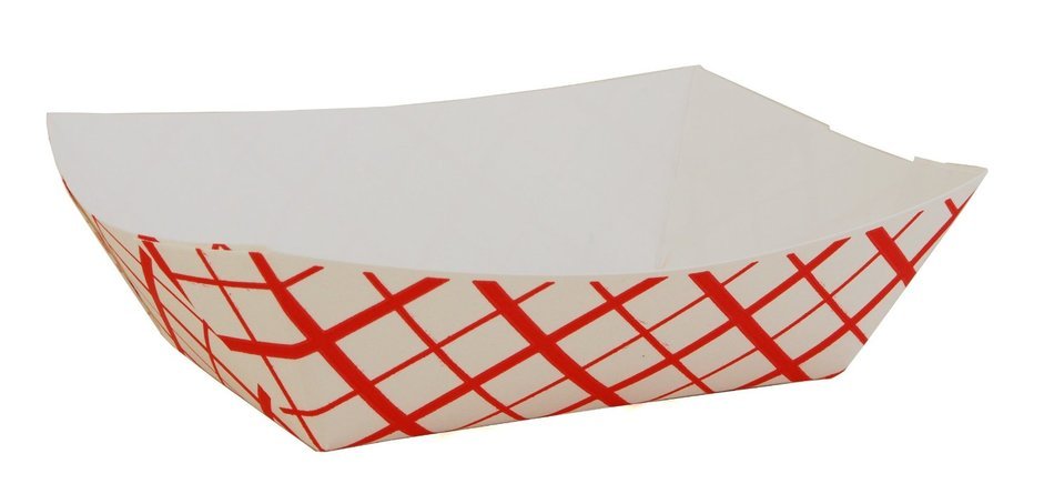 Southern Champion Tray Southland Paperboard Red Check Food Tray (Multiple Sizes Available) N19