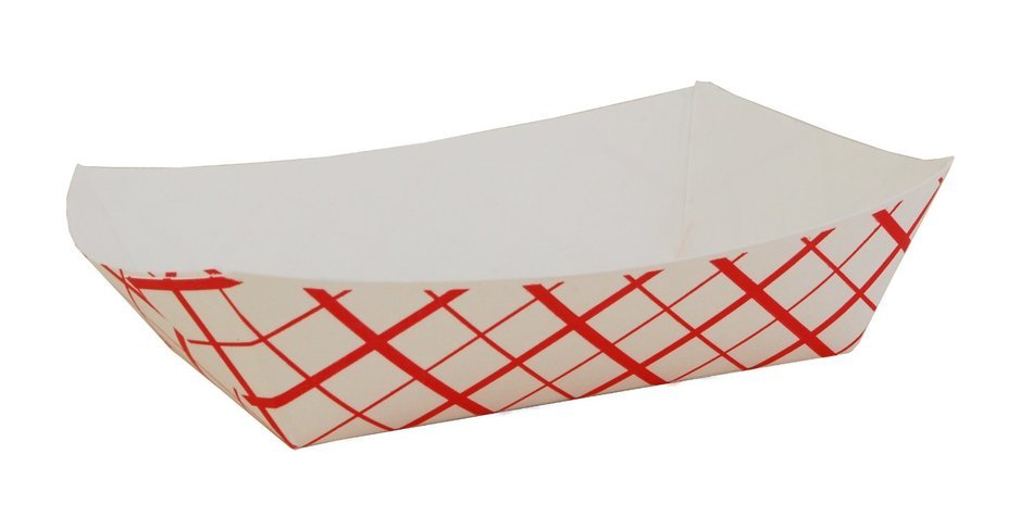 Southern Champion Tray Southland Paperboard Red Check Food Tray (Multiple Sizes Available) N22
