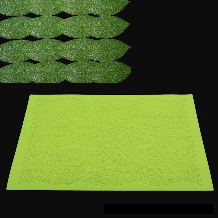 Anyana Leaf Lace Mat Silicone Fondant Mold Cake Decorating Pastry Gum Pastry Tool Kitchen Tool Sugar Paste Baking... N2