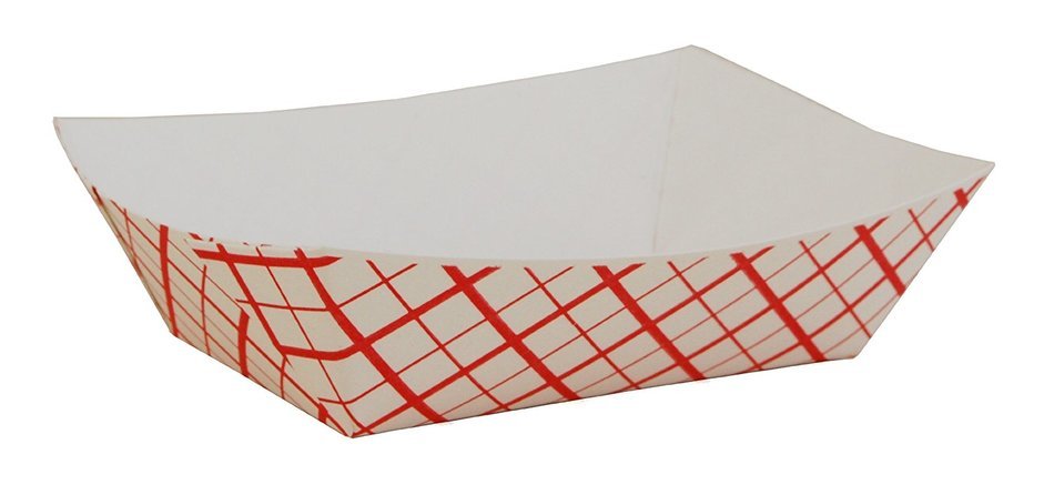 Southern Champion Tray Southland Paperboard Red Check Food Tray (Multiple Sizes Available) N26