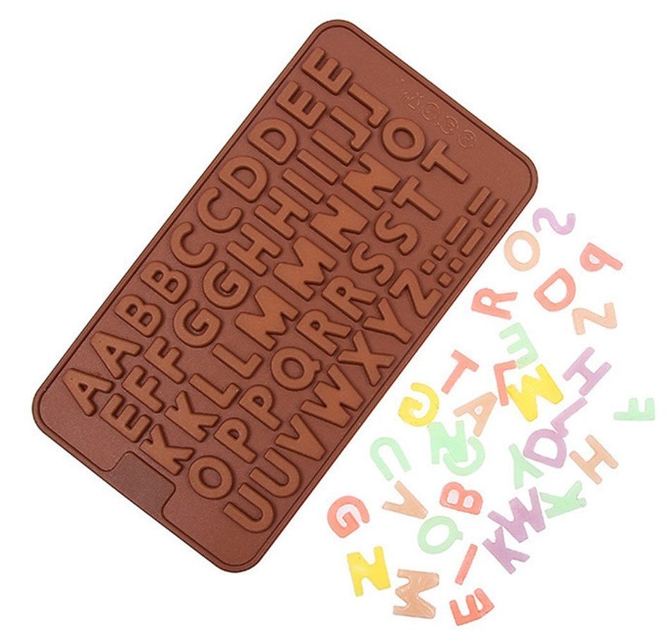 Yunko Alphabet Letter Ice Cube Mold Chocolate Candy Sugar Mold Cake Decorating Mold Tool N4