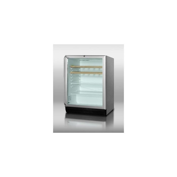 Summit SCR600BLCSSRCADA 24" Stainless Steel Undercounter Built-In Beverage Center - Right Hinge N3