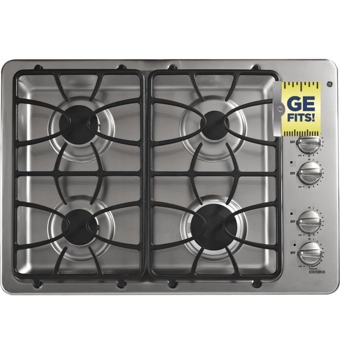 GE JGP333SETSS 30" Stainless Steel Gas Sealed Burner Cooktop N5