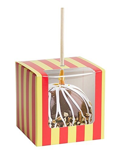 Candy or Caramel Apple Box, White - Case of 100 N3