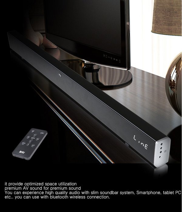 Britz BZ-T3600 Premium AV Sound Bar AV Soundbar 2nd Edition LED Sound Bar System for TV / NFC Bluetooth Speaker... N4
