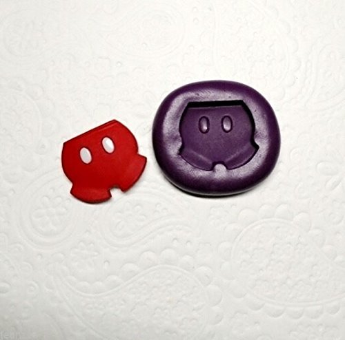 Silicone Molds Mickey Mouse Moulds (20-29mm) Fondant Icing Chocolate Clay Candy N6