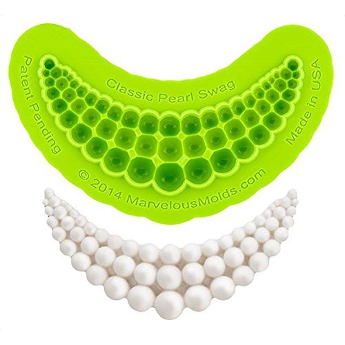 Classic Pearl Swag Mold by Marvelous Molds