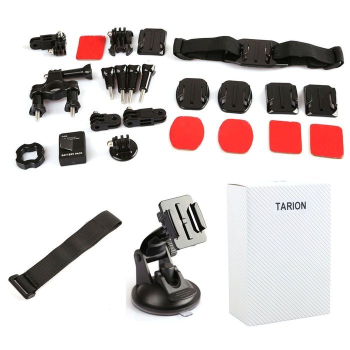 TARION&reg; 11 in 1 Gopro Accessories Package Included Handlebar Mount&nbsp; Helmet Mount for Gopro Hero 1 2 3 3+ Camcorder N3