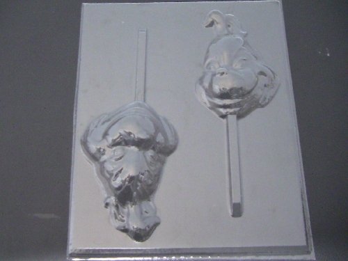 Grinch Face Chocolate Candy Lollipop Mold