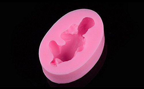 1 Pcs/Cute Sleeping Baby Cake Mold Food-grade Silicone 3D Baby Cake Decorating Mold Soap Mold Fondant DIY Baking... N7