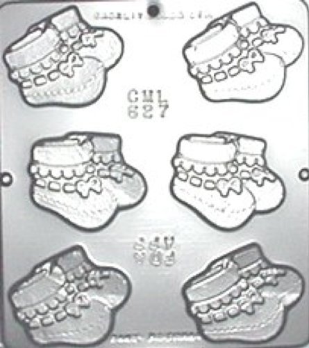Baby Booties Chocolate Candy Mold Baby Shower 627