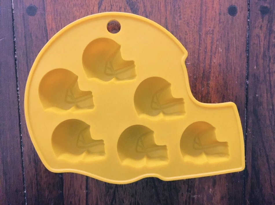 Football helmet sports silicone Mold Chocolate Candy fondant mold Mini Cake Pan