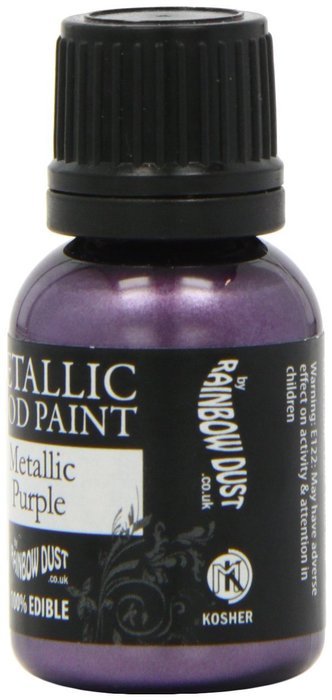 1 X Metallic Purple Food Paint N4