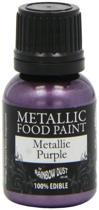 1 X Metallic Purple Food Paint N5