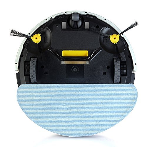Dearhouse Self Charging Wet Mop Floor Cleaning Robot Vacuum Cleaner with Remote Control (Rose gold) N3