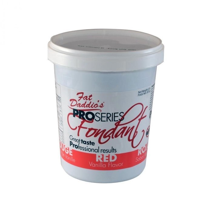 Fat Daddio's Fondant Red Vanilla 2 Lb. N2