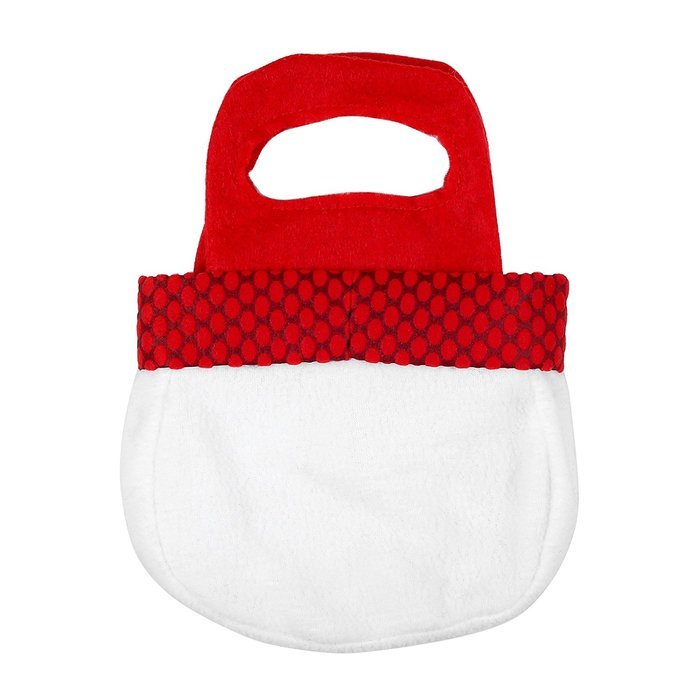 PPARTY 2015 Newest 3X cute santa candy bag for chrismas gift high-quality (pure white 3pcs) N4