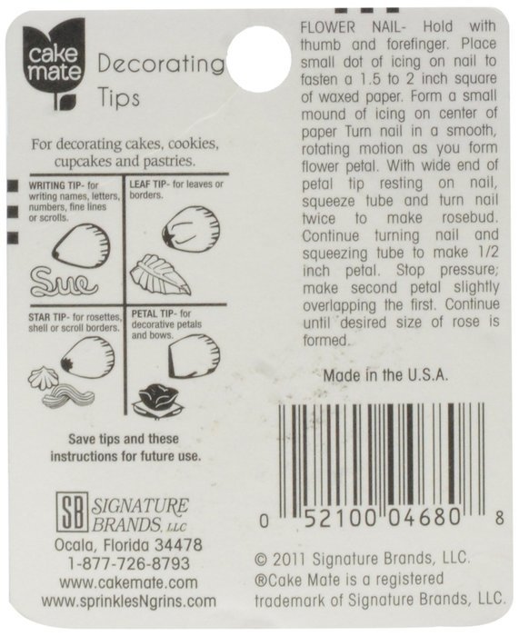 Cake Mate Decorating Tips, 4 ea