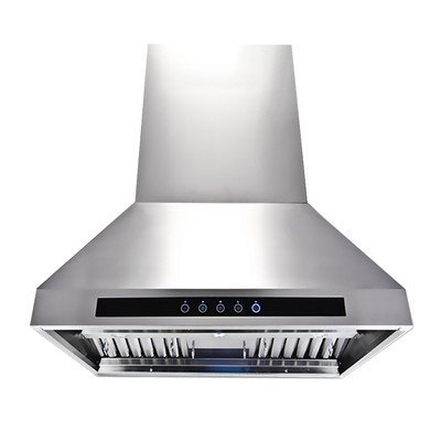 54" 1200 CFM Ducted Island Range Hood