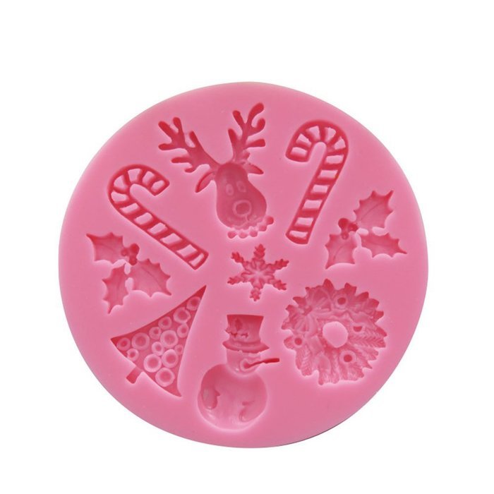 Yatim Christmas Stick Shape Silicone DIY Baking Molds for Homemade Soap, Cake, Cupcake Decorating