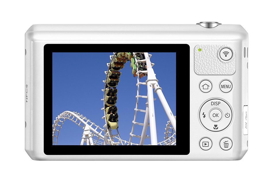 Samsung WB35F Smart Camera - White (16.2MP, Optical Image Stabilisation) 2.7 inch LCD N6