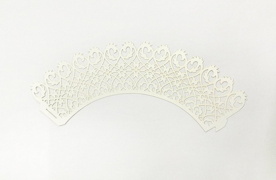 HUAL Cupcake Wrappers 50 Filigree Artistic Bake Cake Paper Cups Lace Laser Cut Liner Baking Cup Muffin Case Trays... N29