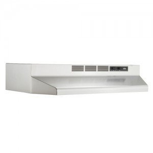 Broan F403004 Economy 30 inch Convertible 4-Way Under Cabinet Range Hood Stainless Steel-2PK