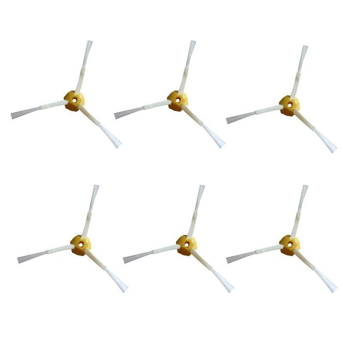 6 PCS Replacement 3-armed Side Brush Kit for iRobot Roomba 500 Series 600 Series 700 Series 510 530 531 650 620... N3