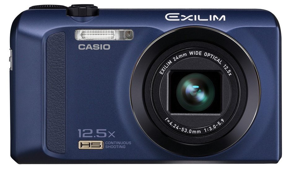 Casio Exilim EX-ZR200 High Speed 16 MP, 12x Optical Zoom Compact Digital Camera (Blue)