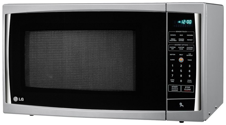 LG LCRT1510SV 1.5 Cu Ft Counter Top Microwave Oven With True Cook Plus and EZ Clean Oven, Silver Color