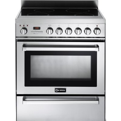 30" - 4 Zone Induction Self Cleaning Range - Convection Oven & Warming Drawer