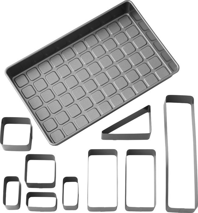 Wilton 2105-0801 Countless Celebrations Letters & Numbers Non-Stick Bakeware Set N6