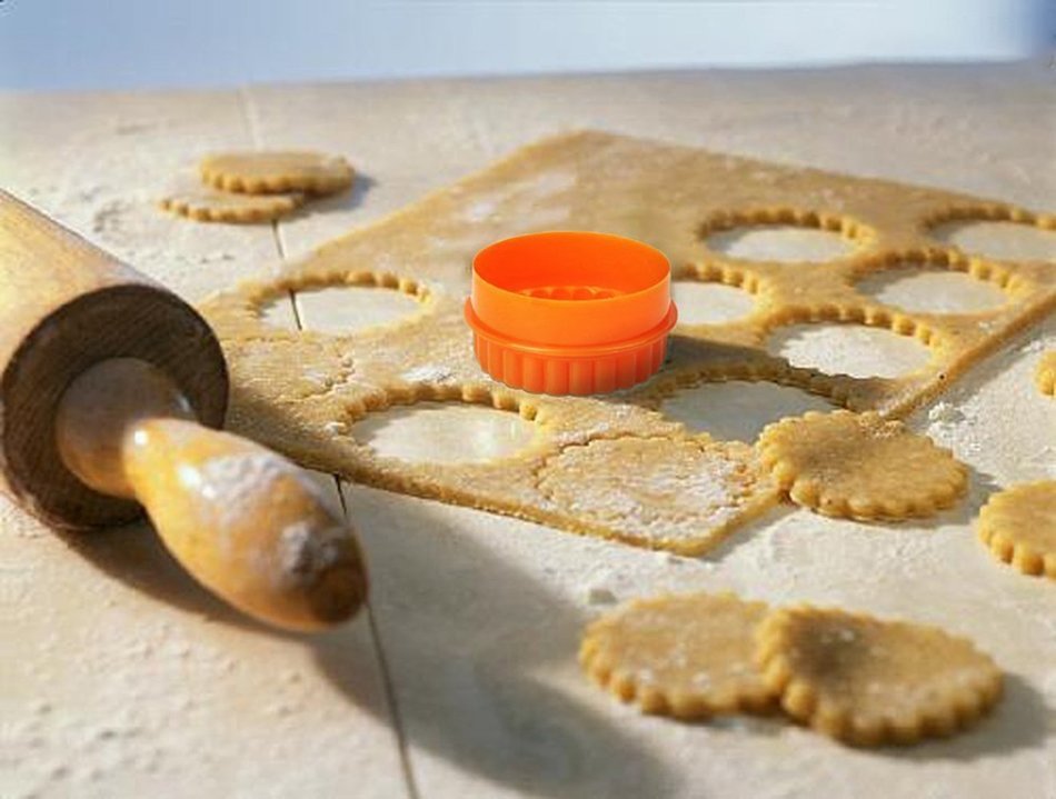 YiZYiF Funny DIY Mould Cookie Cutter Pastry Baking Biscuit Mold For Adults Kids (Round Shaped) N8