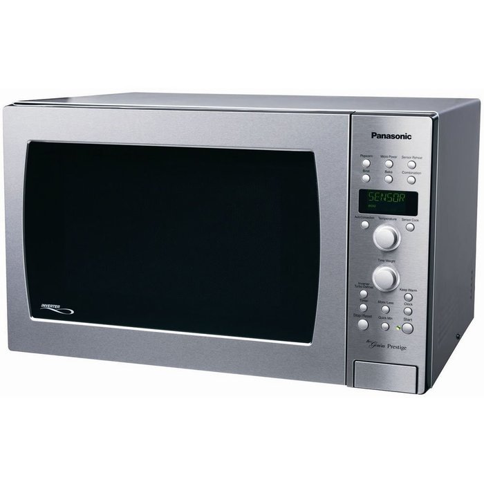Panasonic NN-CD989S Genius "Prestige" 1.5 cuft 1100-Watt Sensor Convection Microwave with Inverter Technology,...