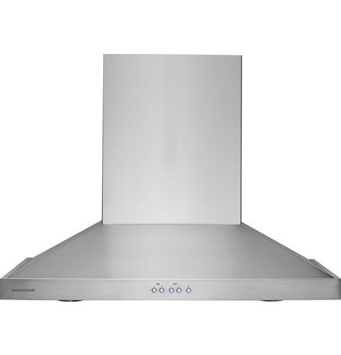 GE Monogram ZV830SMSS 30" Wall Mount Chimney Range Hood N4