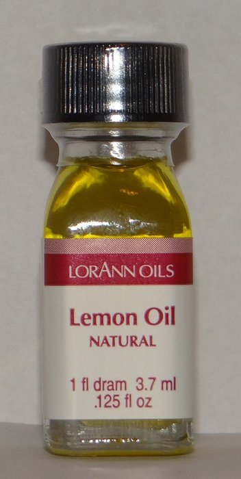 LorAnn Flavoring Oils - Lemon Oil Flavor, Natural - 1 Dram Bottle