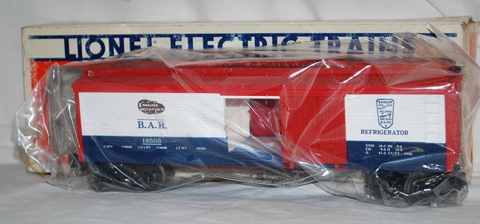 Lionel 6-19503 State of Maine Potatoes Refrigerator Bangor Aroostook bicentennial N3
