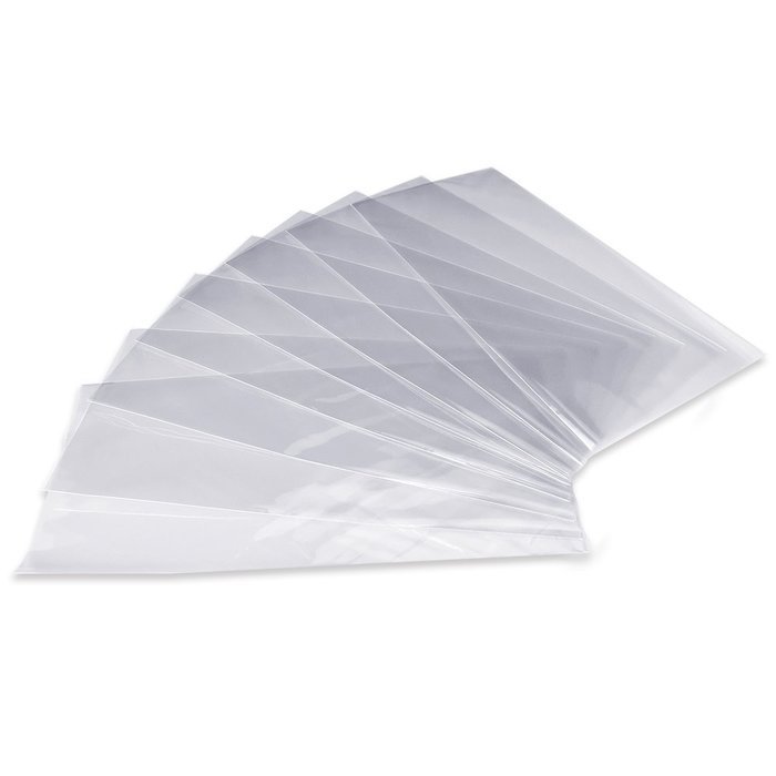 Outus 100 Pieces Party Bags Favor Bags with 100 Pieces Red Twist Ties N4
