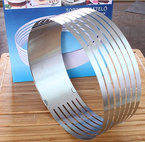 CXLKST Adjustable Circular Layered Mousse Ring 24-30CM Retractable Telescopic N5