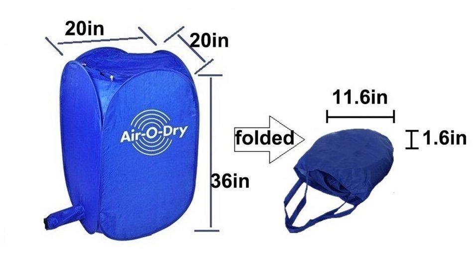 Warmword Portable Folded Drying Machine for Clothes Dryers Electric N9