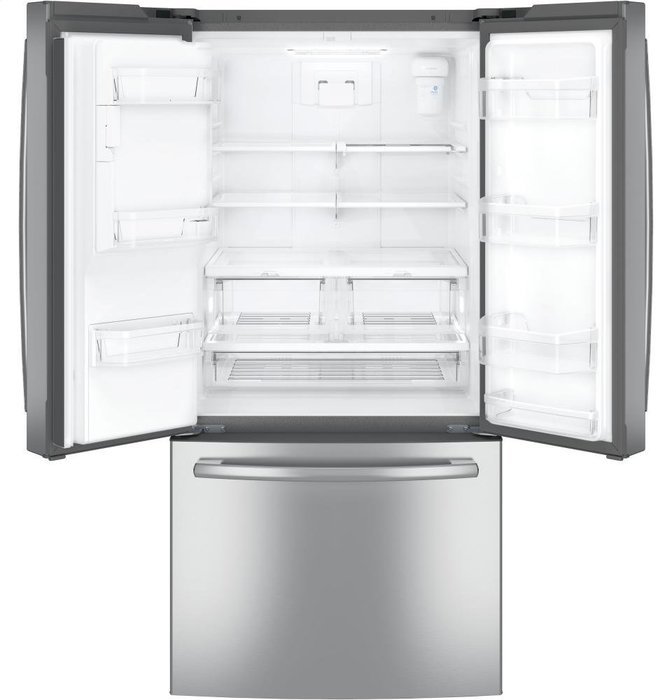 GE GFE24JSKSS 33" French Door Refrigerator with 23.8 cu. ft. Total Capacity, in Stainless Steel N4
