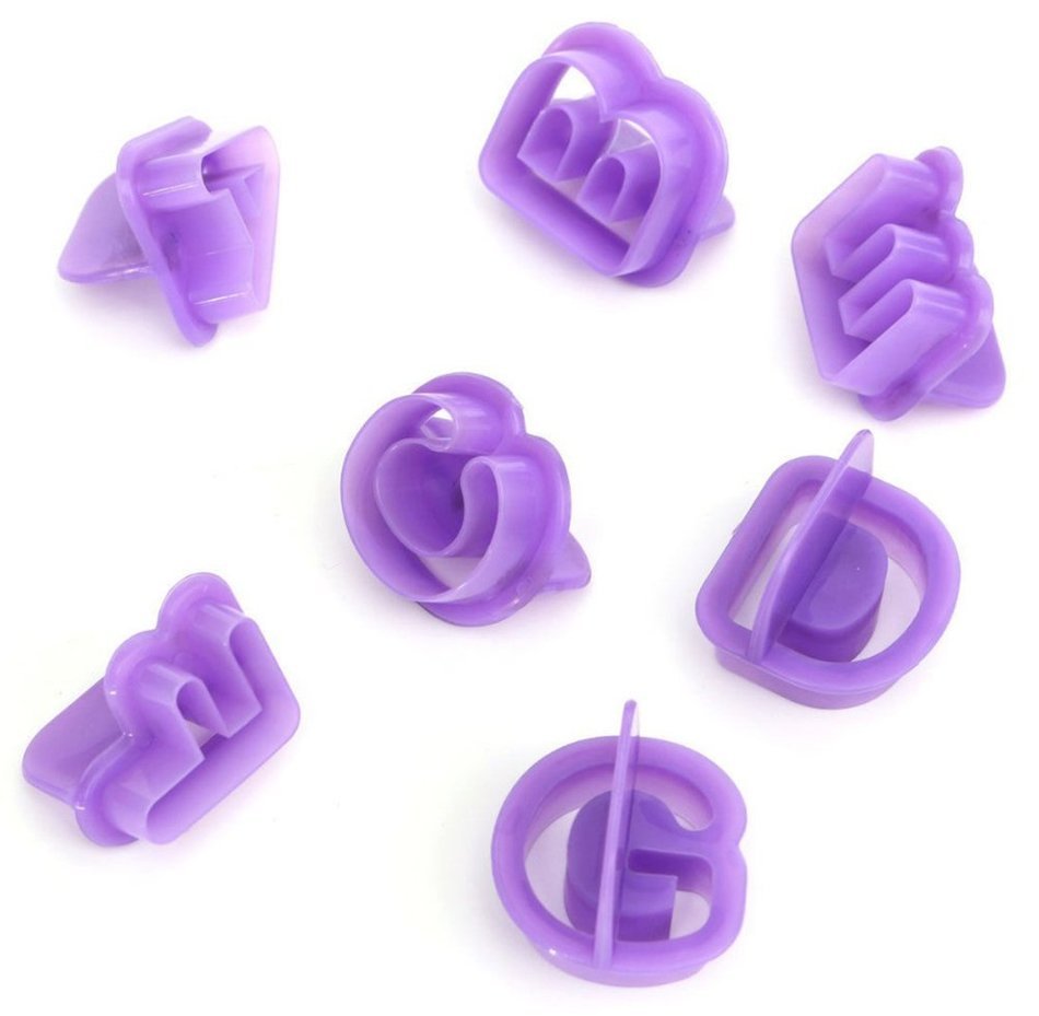 BleuMoo 40X Alphabet Letter Number Fondant Cake Biscuit Baking Mould Cookie Cutters N2