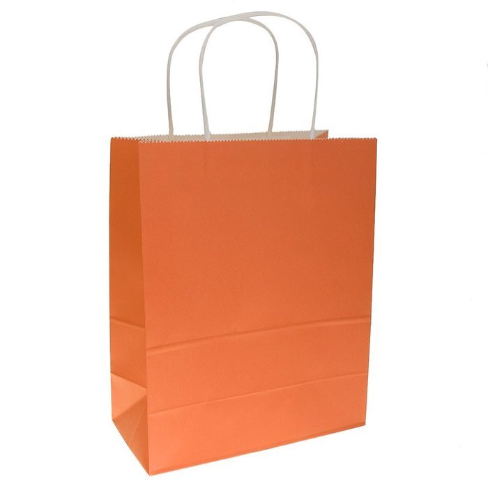 Bright Paper Party Gift Bags With Handles Birthday Wedding Loot Candy Shopping Retail Bag Pouches - Brown, 22... N21